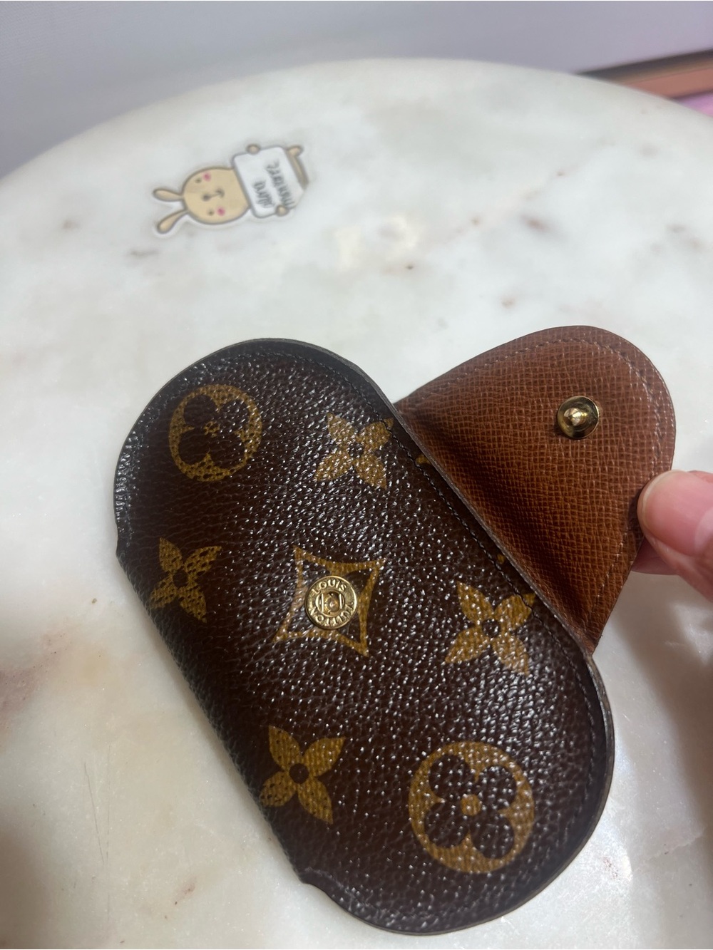 Louis Vuitton Brown Monogram Canvas Key Holder with Gold Hardware - Picture 9 of 12